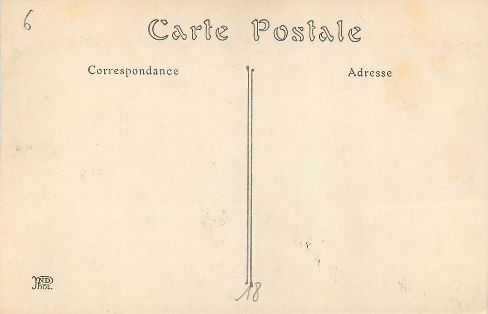 CPA Bourges Vue Generale Prise de la Grande Tour de la Cathedrale — Rückseite