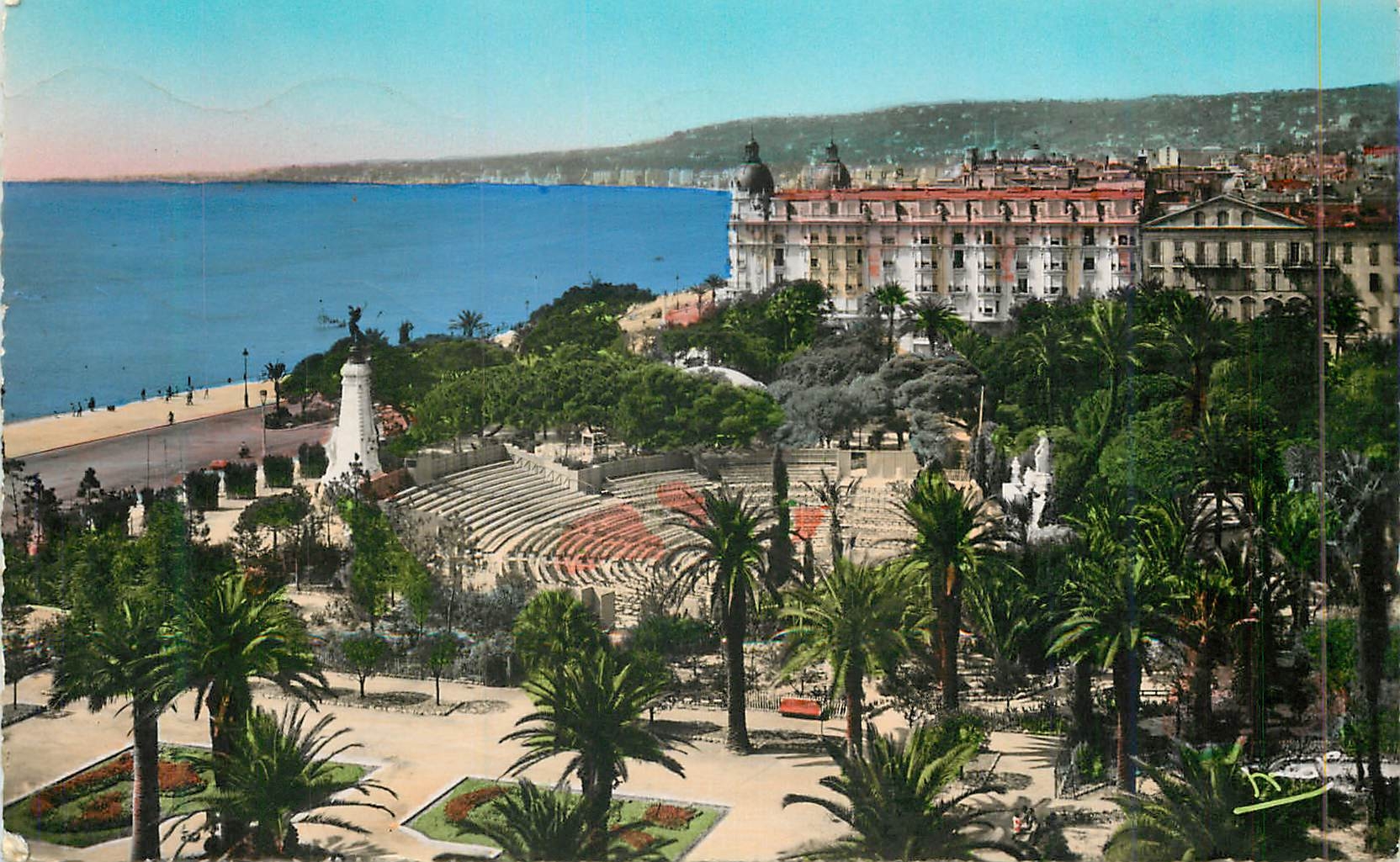 CPM La Cote d'Azur Nice Le Jardin ALbert Ier et le Theatre de Verdure