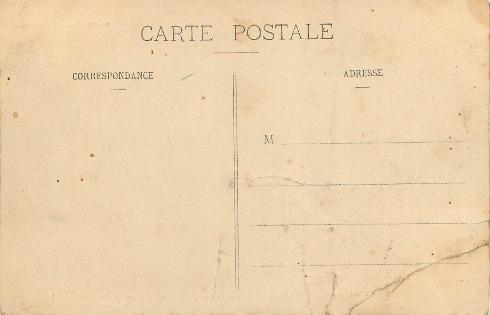CPA La Normandie — Verso