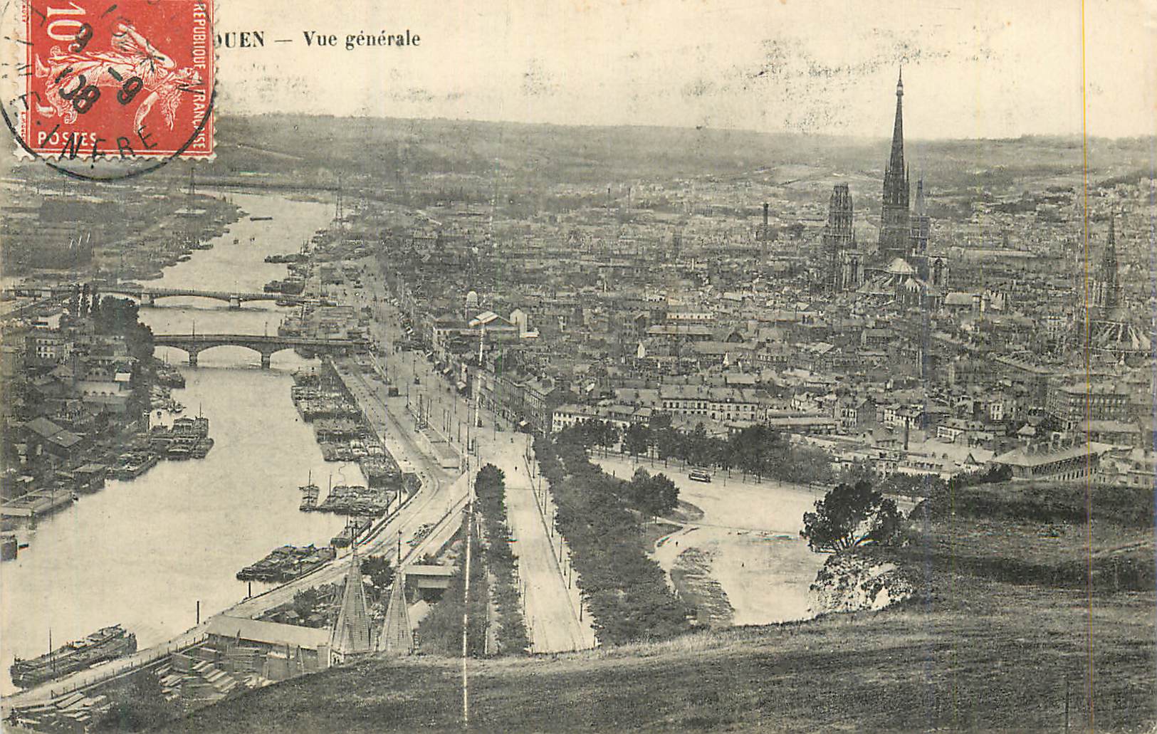 CPA Rouen Vue Generale