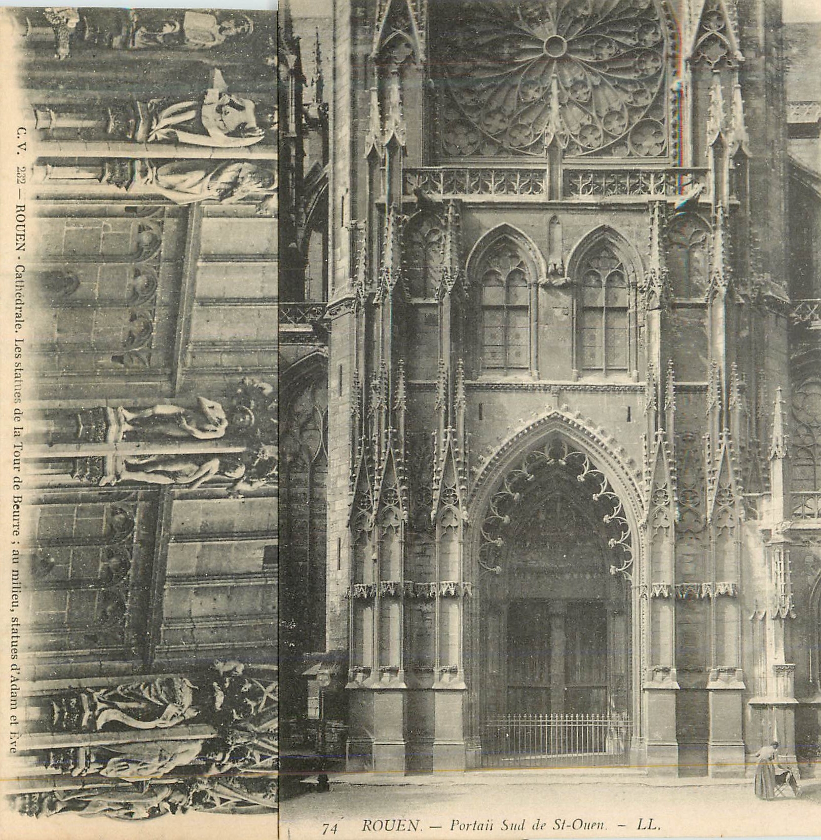 CPA Rouen Portrait sud de St Ouen