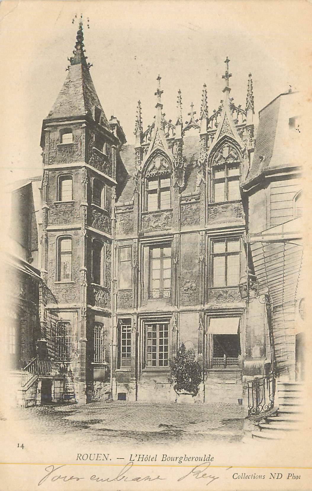 CPA Rouen L'Hotel Bourgberoulde