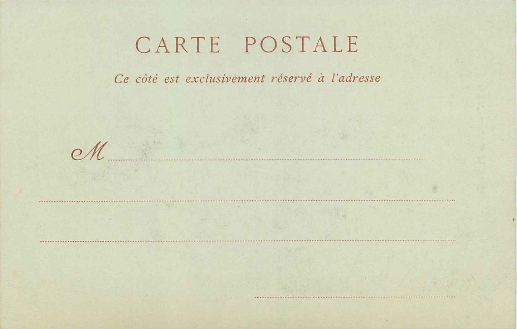 CPA Rouen Basse Vieille Tour — Verso