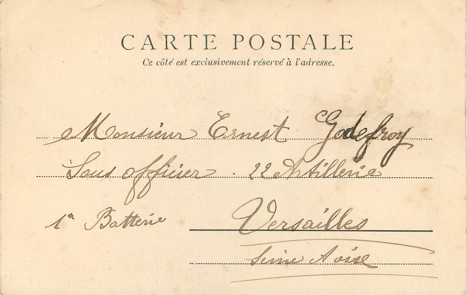 CPA Rouen Cour St Andre et Rue jeanne d'Arc — Rückseite