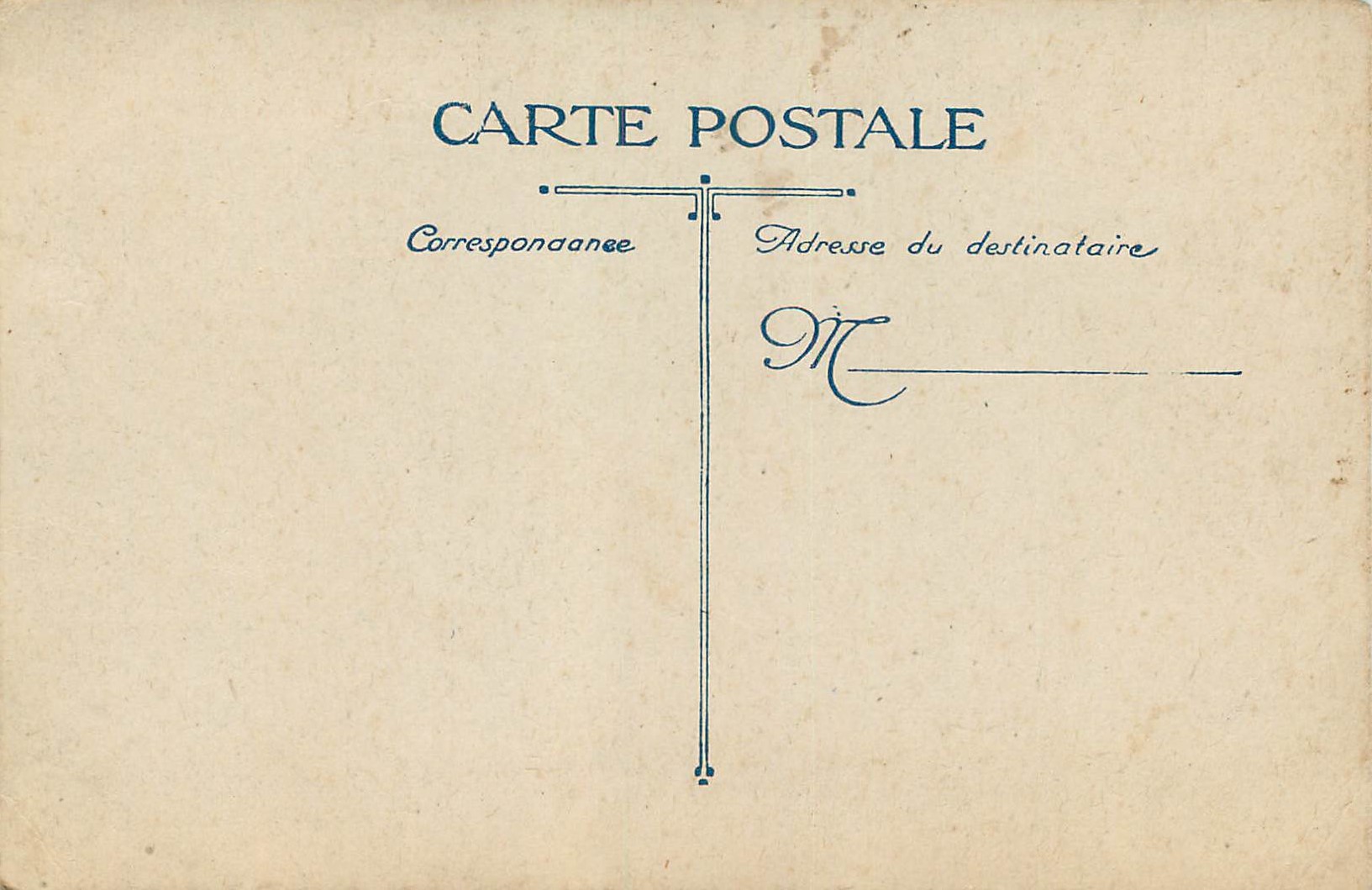 CPA Rouen Cathedrale Grand Portail — Verso