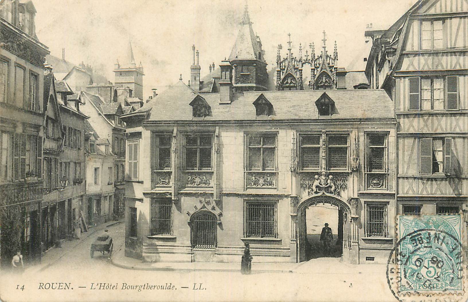 CPA Rouen l'Hotel Bourgtheroulde