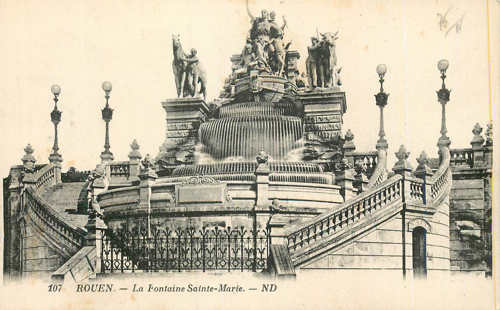 CPA Rouen La Fontaine Sainte Marie