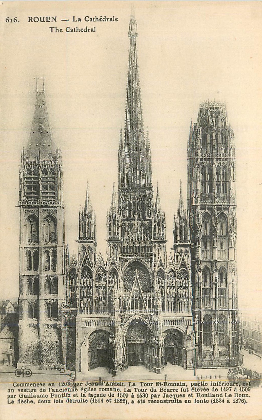 CPA Rouen La Cathedrale