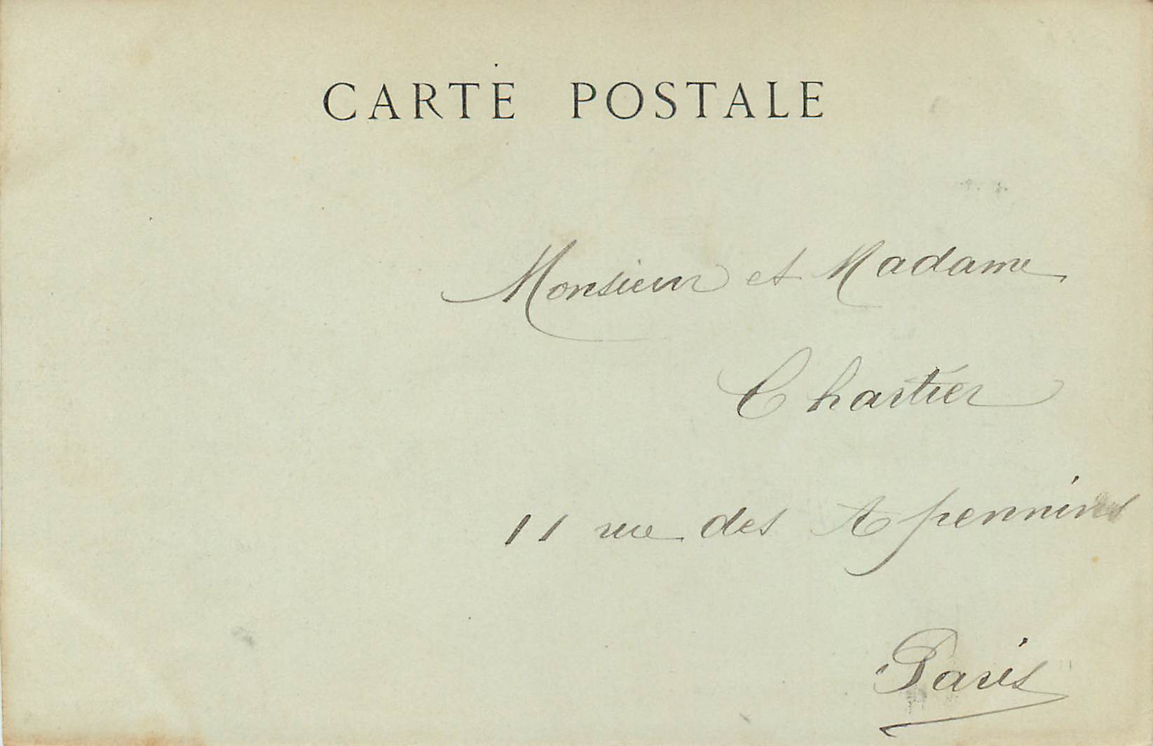 CPA Rouen L'Eglise Saint Ouen — Verso