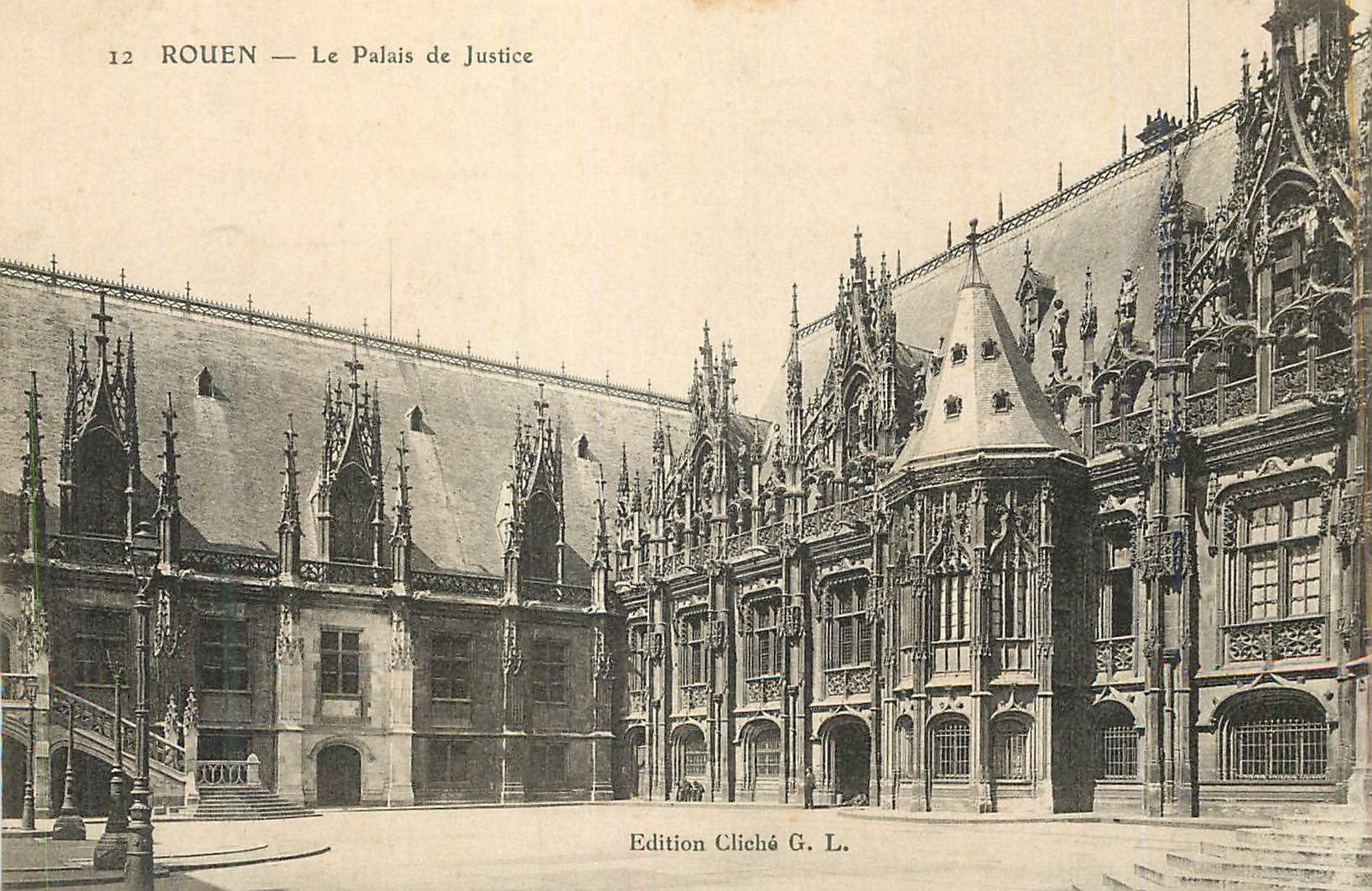 CPA Rouen Le Palais de Justice