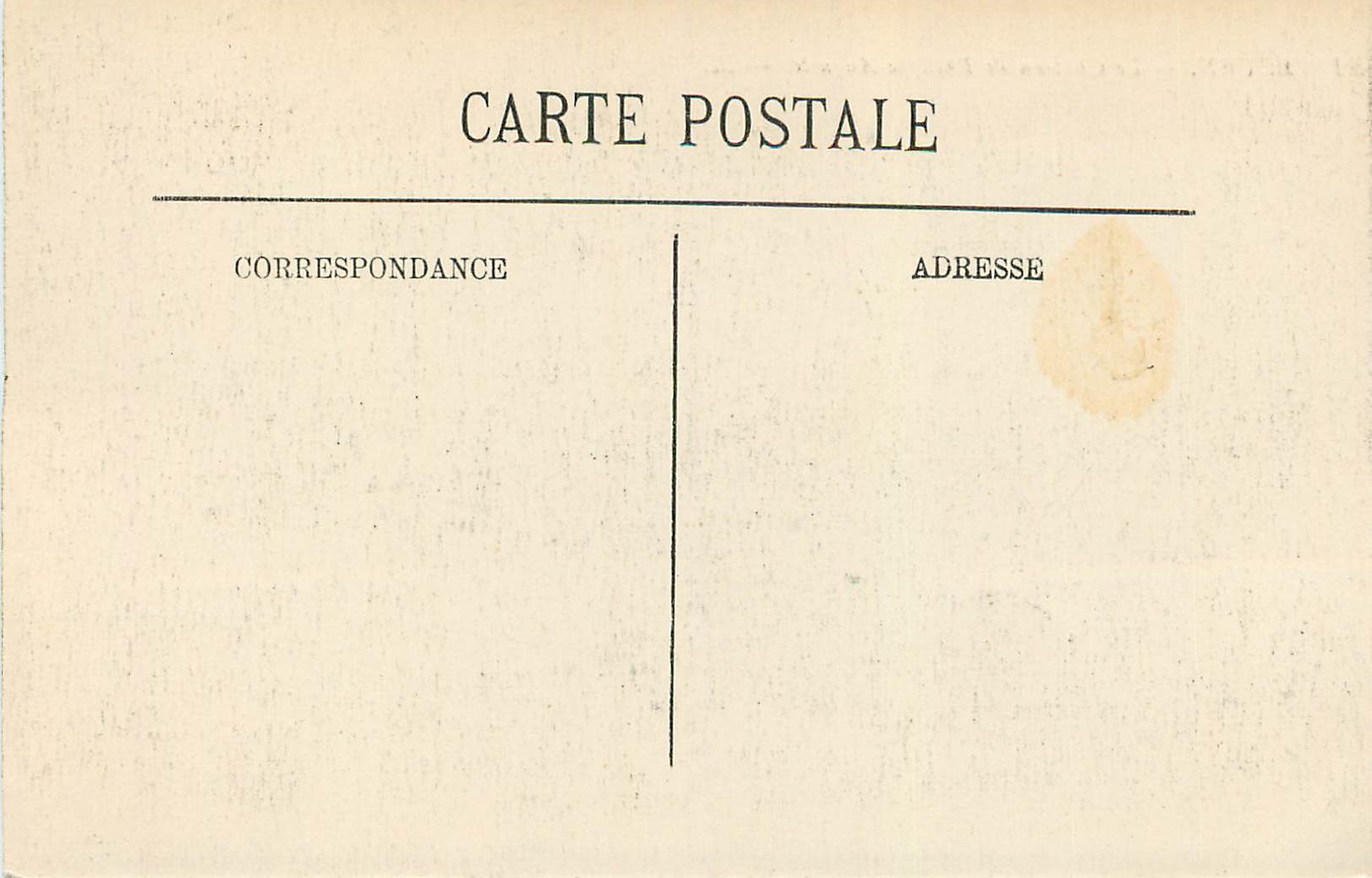 CPA Rouen Chateau de Philippe Auguste — Rückseite