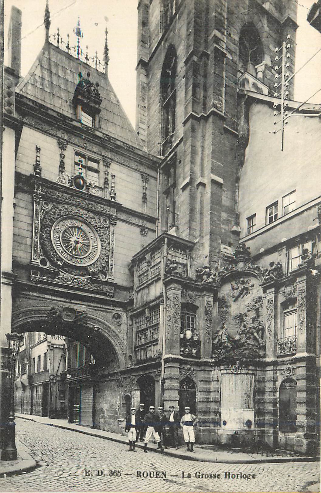 CPA Rouen La Grosse Horloge
