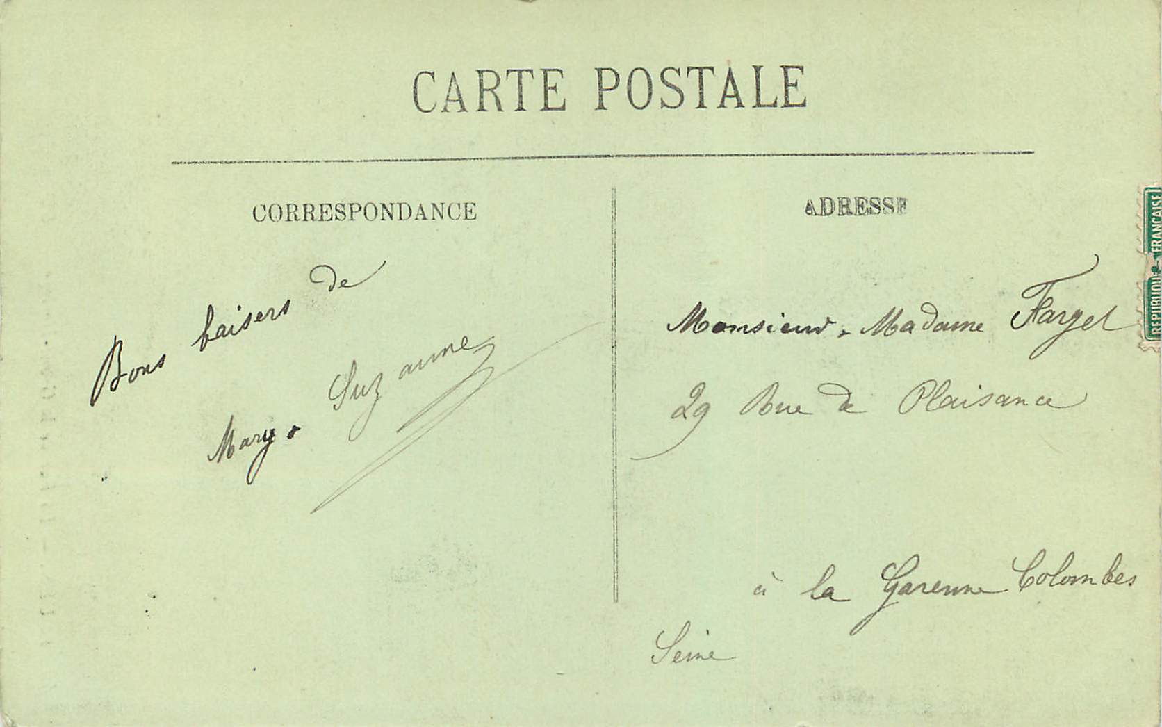 CPA Rouen La Rue de La Grosse Horloge  — Rückseite