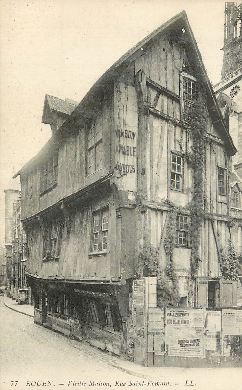 CPA Rouen Vieille Maisons Rue Saint Romain Maison Aimable Dubois