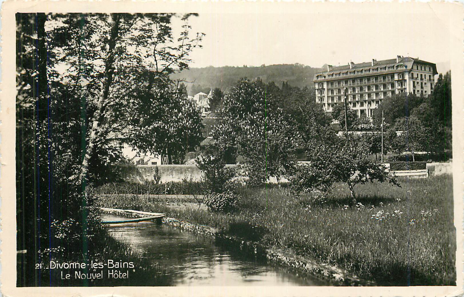 CPM Divonne les Bains Le Nouvel Hotel