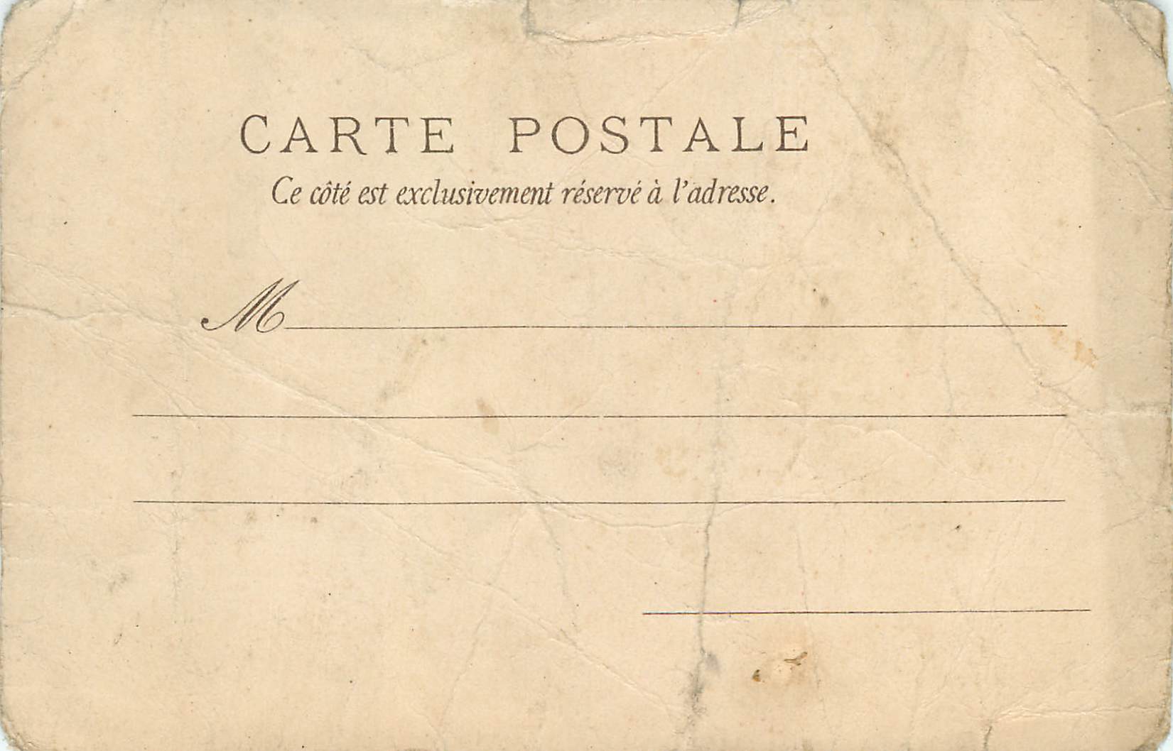 CPA Chocolat Louit — Verso