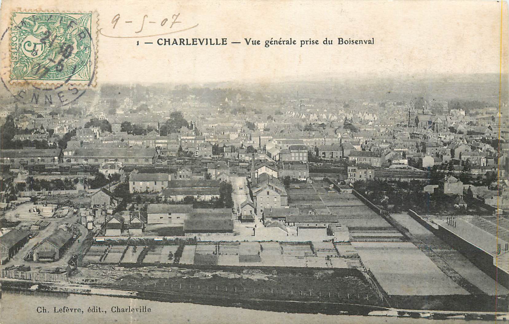 CPA Charleville Vue Generale Prise du Boisenval