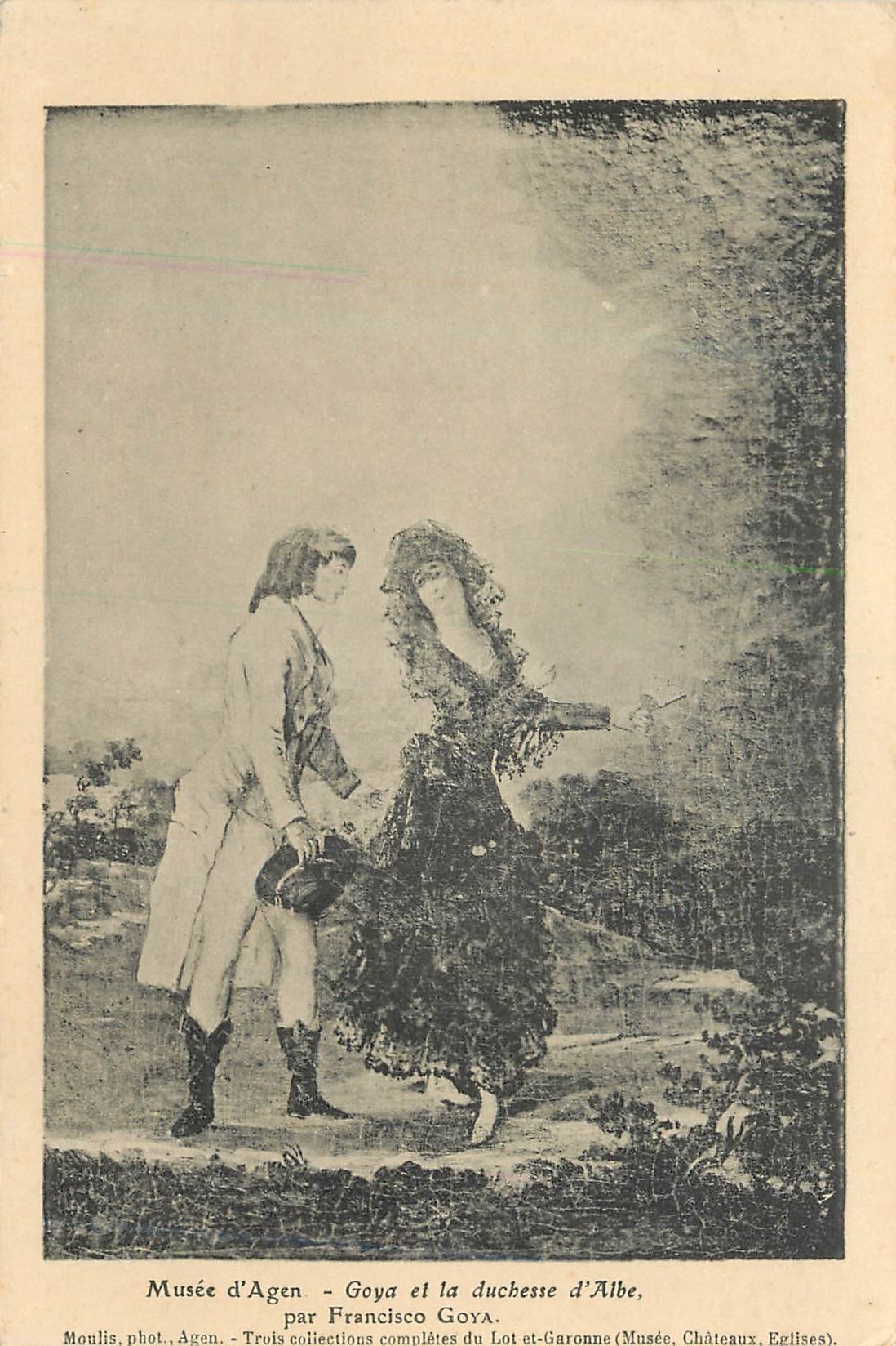 CPA Musee d'Agen Goya et la Duchesse d'Albe par Francisco Goya
