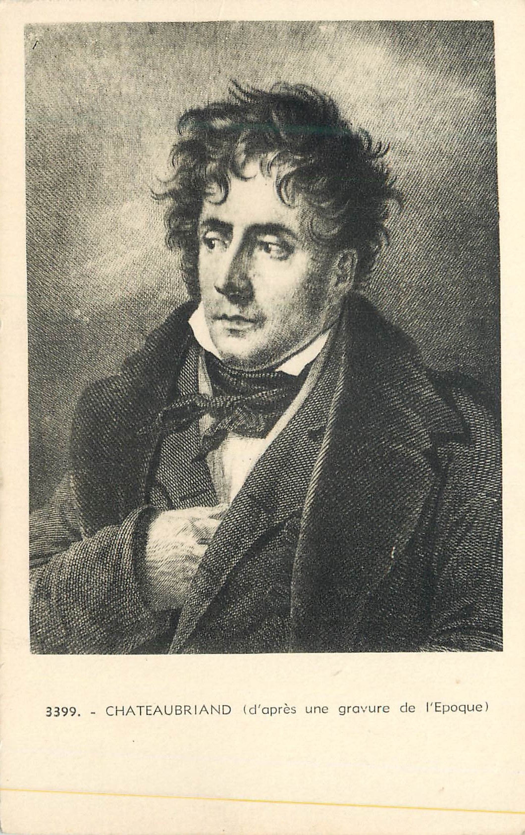 CPA Chateaubriand (d'Apres une Gravure de l'Epoque)