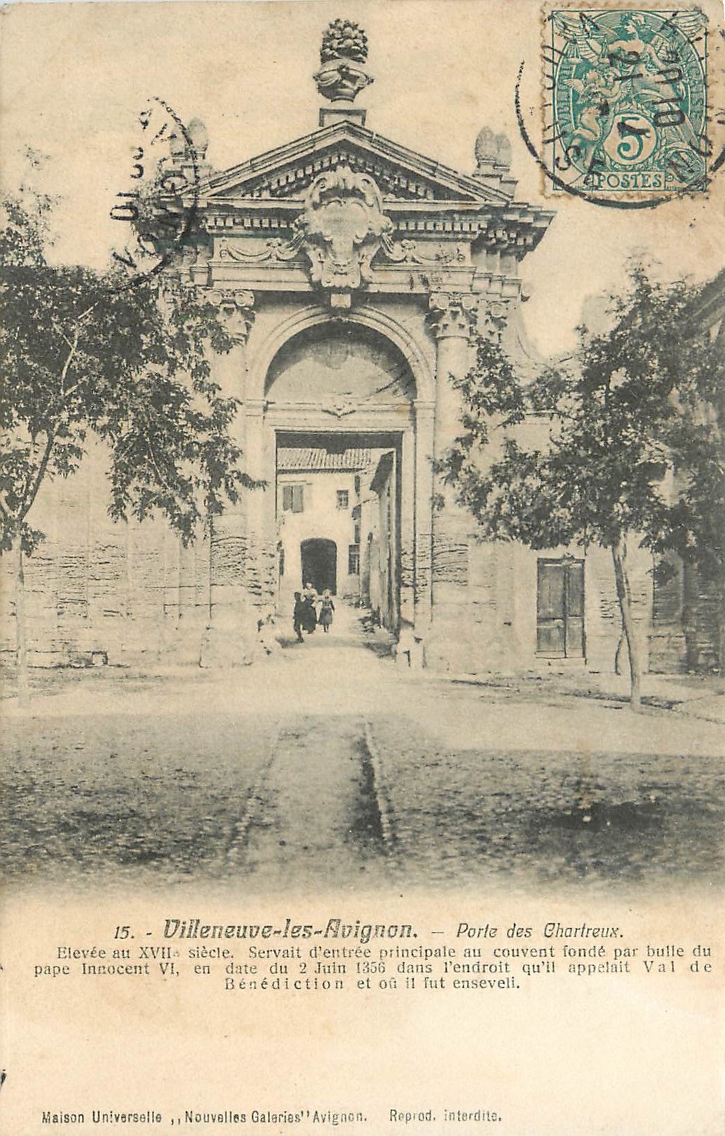 CPA Villeneuve Les Avignon Porte des Chateaux
