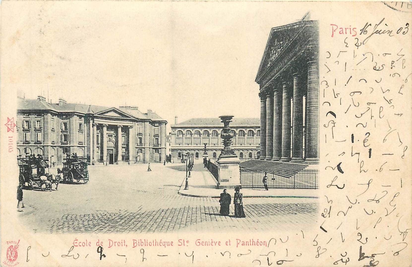 CPA Ecole de Droit Bibliotheque St Genieve et Pantheon