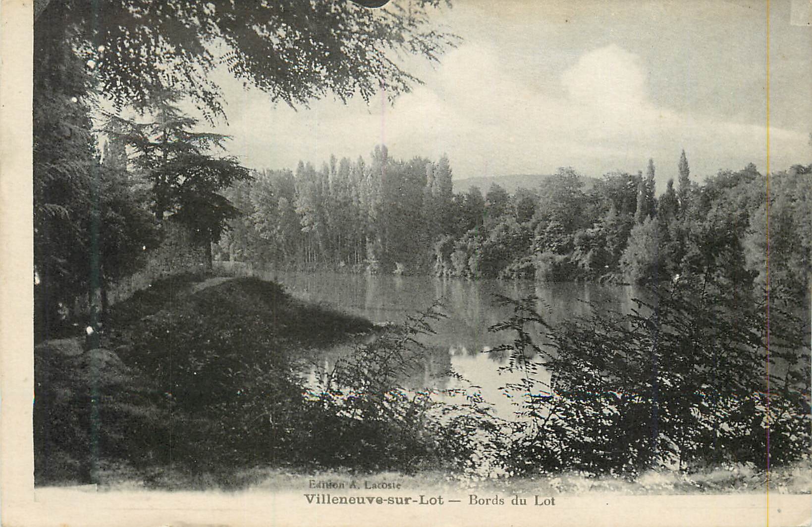Villeneuve-sur-Lot — Bords du Lot — Édition A. Lacoste