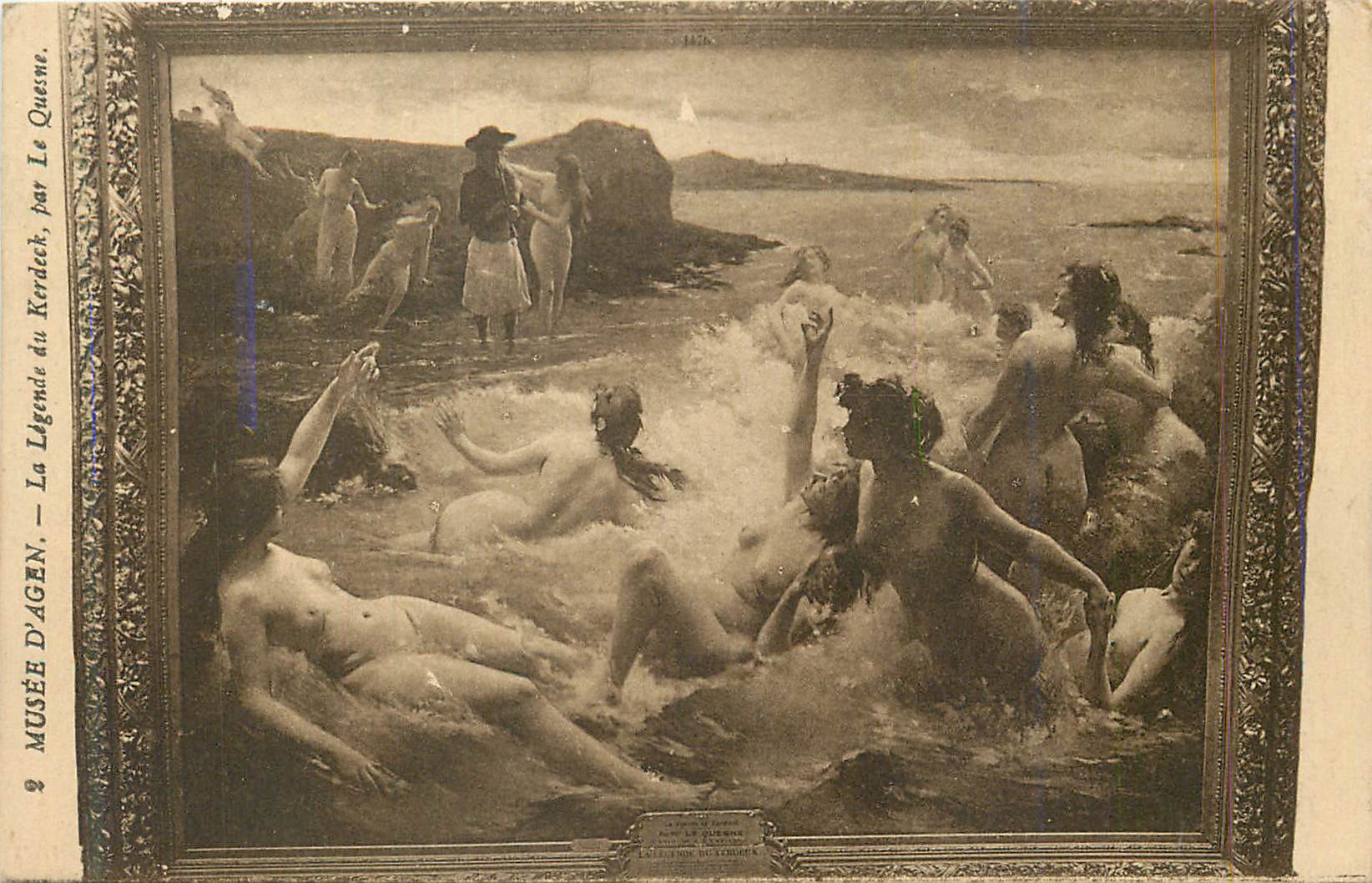 CPA Musee d'Agen La Legende du Kerdeck par le Quesne