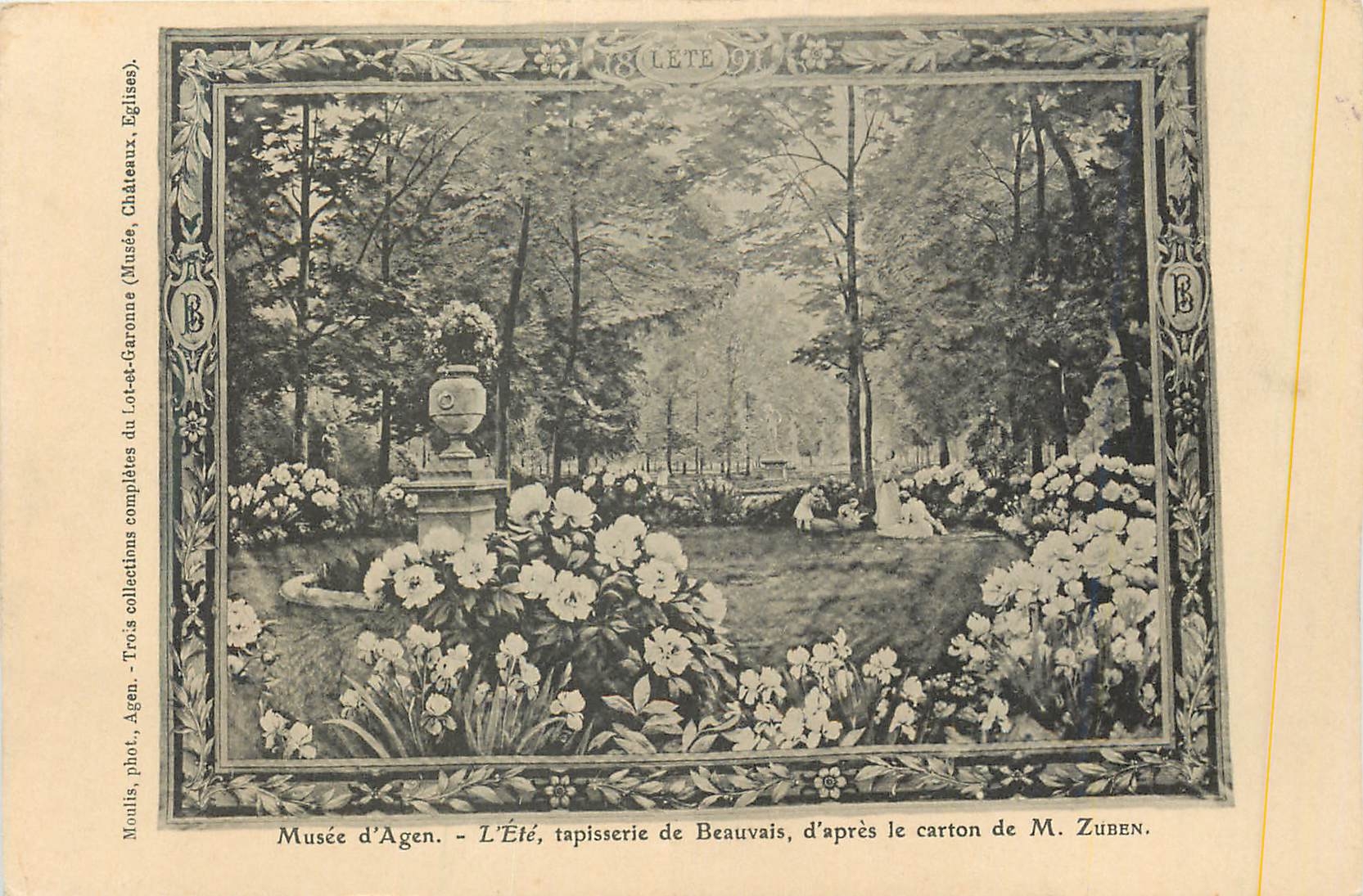CPA Musee d'Agen L'Ete Tapisserie de Beauvais d'Apres le Carton de M Zuben