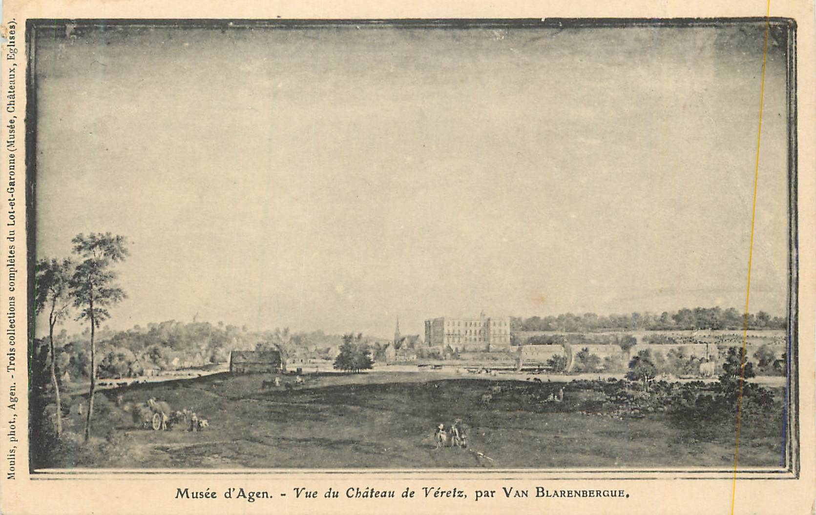 CPA Musee d'Agen Vue Du Chateau de Verelz par Van Blarenbergue