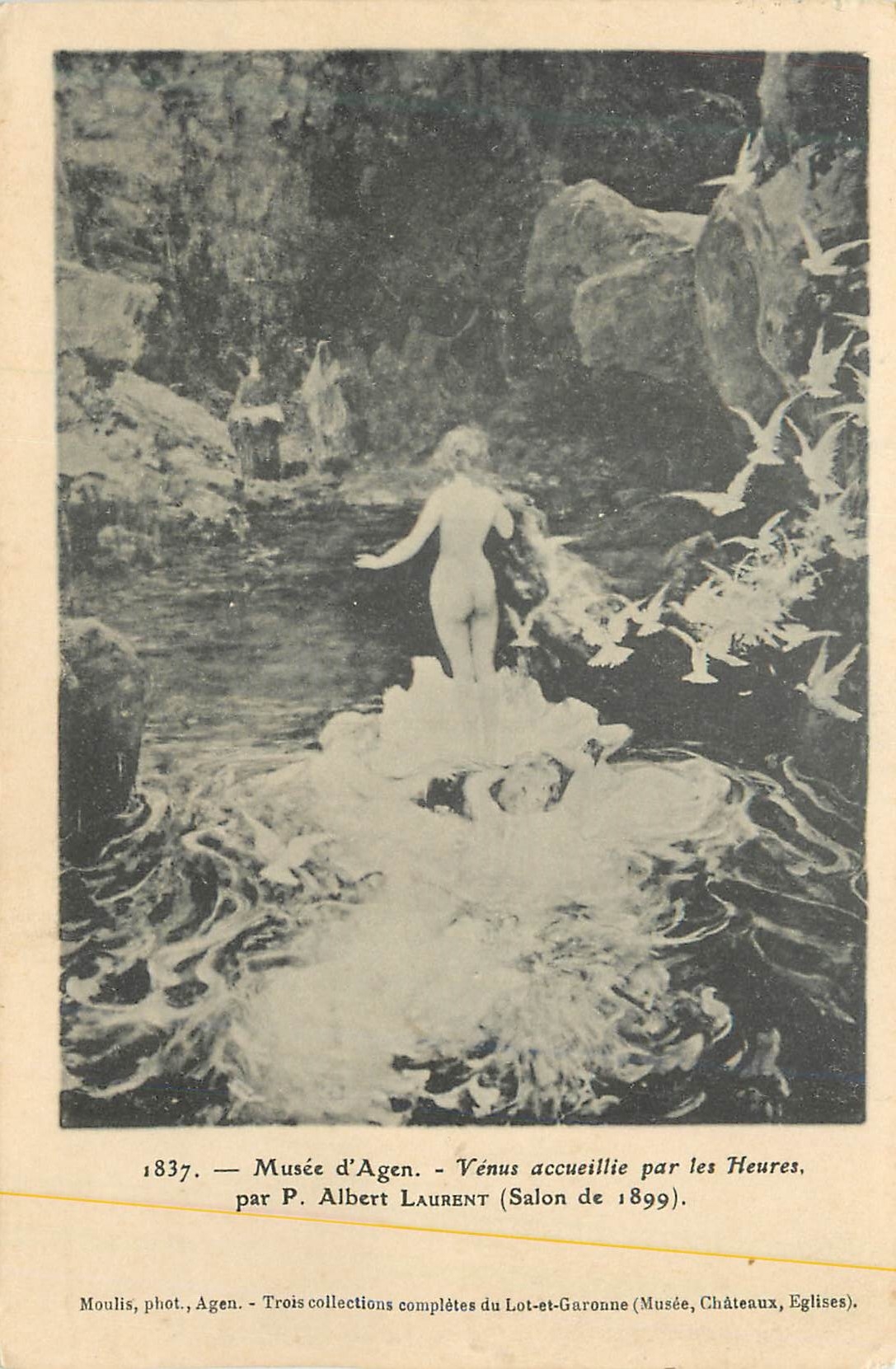 CPA Musee d'Agen Venus Accueillie par les Heures par P Albert Laurent (Salon de 1899)