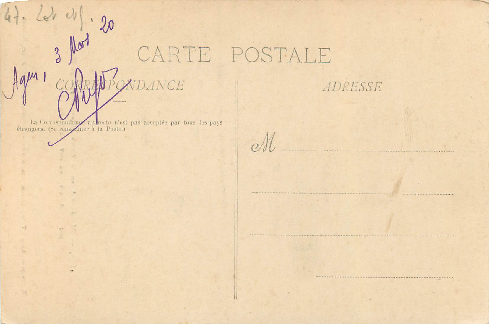 CPA Musee d'Agen Venus Accueillie par les Heures par P Albert Laurent (Salon de 1899) — Back