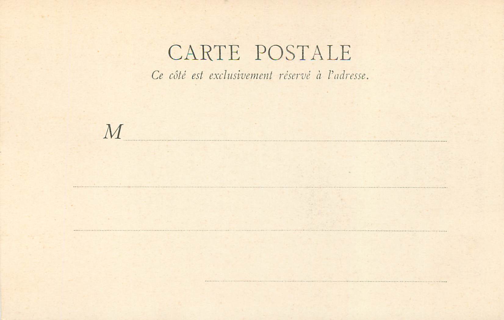 CPA J B Greuze (1725 1803) L'Accordee de Village (Musee du Louvre) — Verso