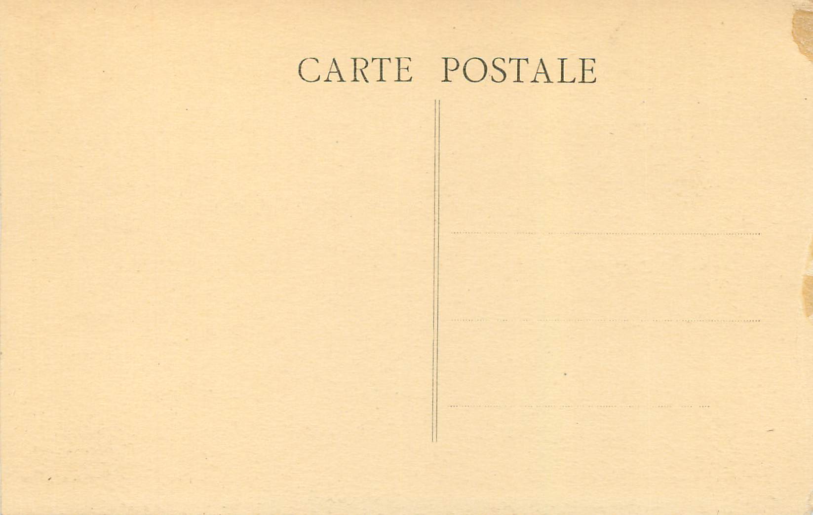 CPA Environs de St Entienne Vallee Francaise Chateau de Moissac — Rückseite