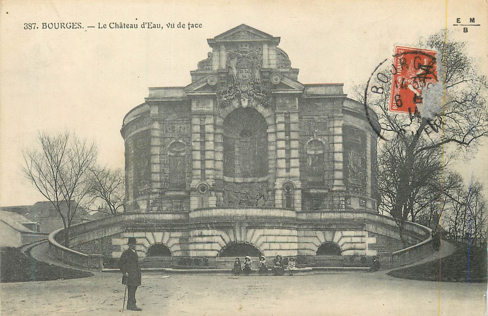 CPA Bourges Le Chateau d'Eau Vu de Face
