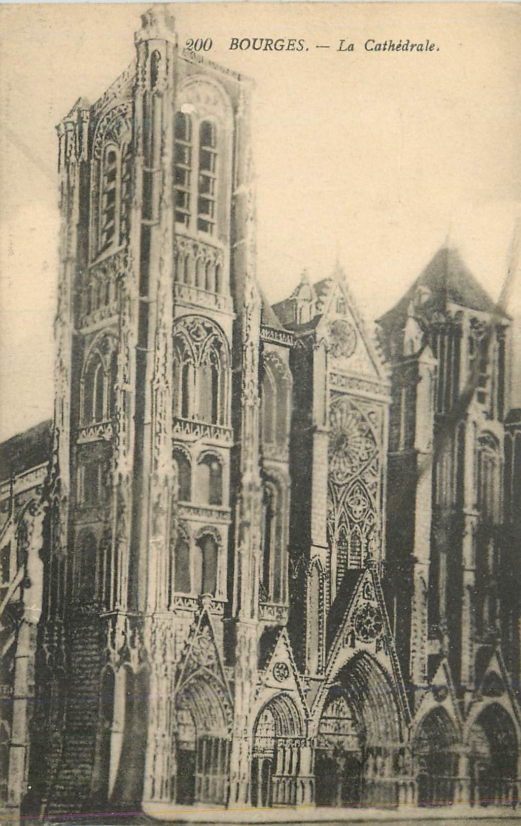 CPA Bourges La Cathedrale