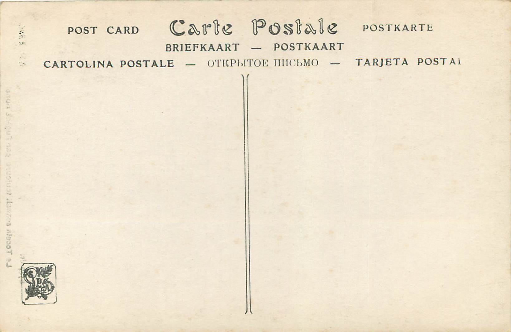 CPA Le Tocsin Sonnait Toujours par Eugene Bunel — Rückseite