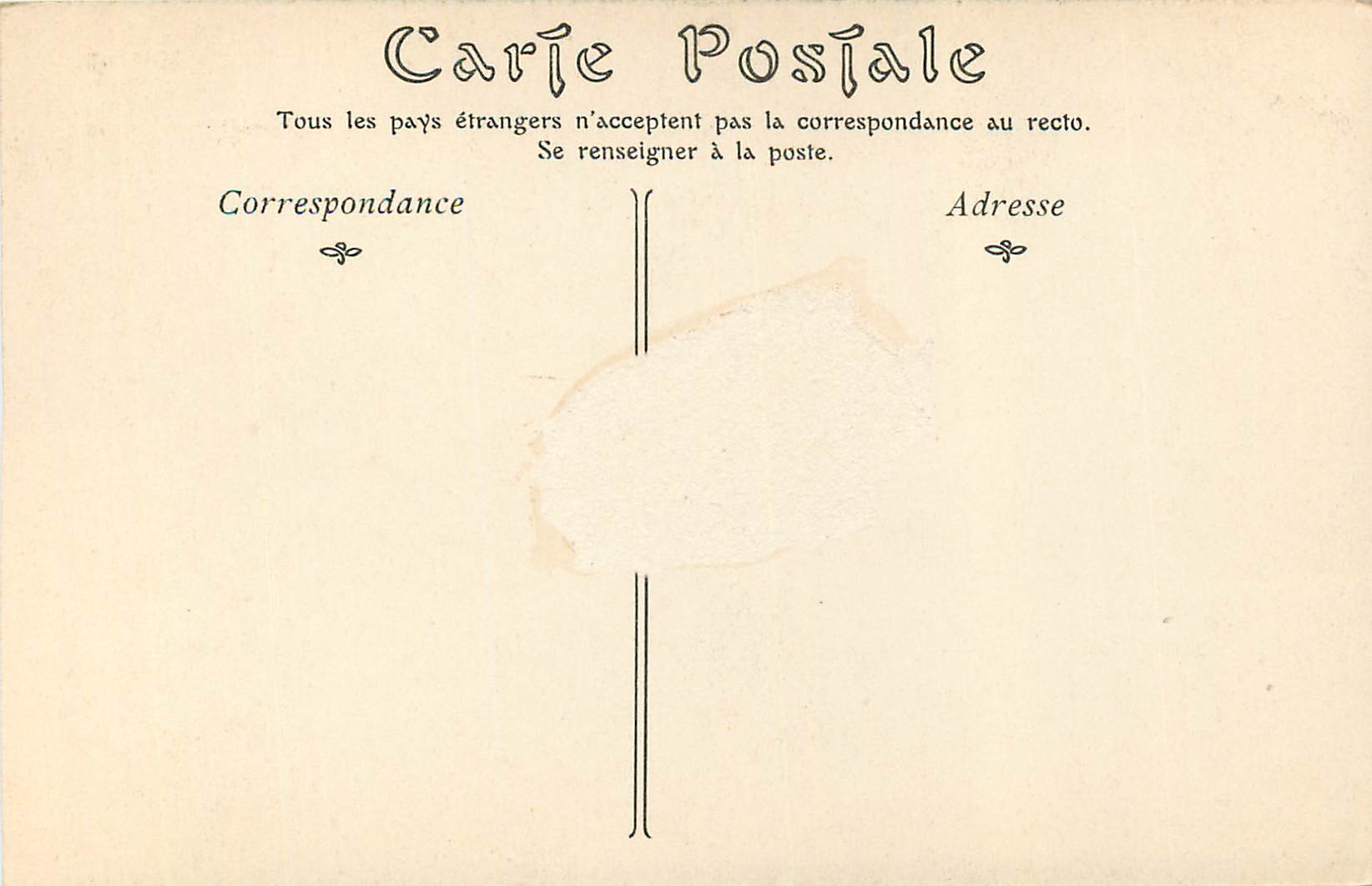 CPA Musee Conde (Chantilly) Ecole Francaise Jean Fouquet (1415 1480) Jesus Devant Pilate — Verso