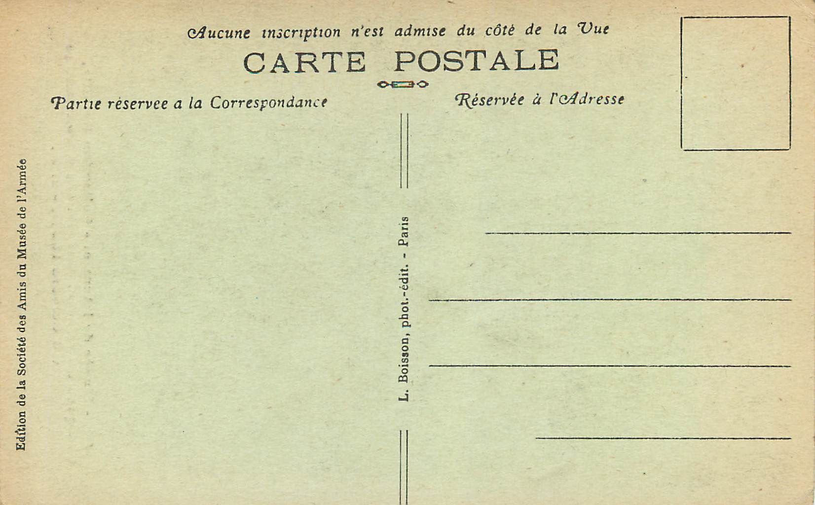 CPA Musee de l'Armee Collection Detaille Obseques du General Danremont a Constantine (18 Ociobre 1837) — Rückseite