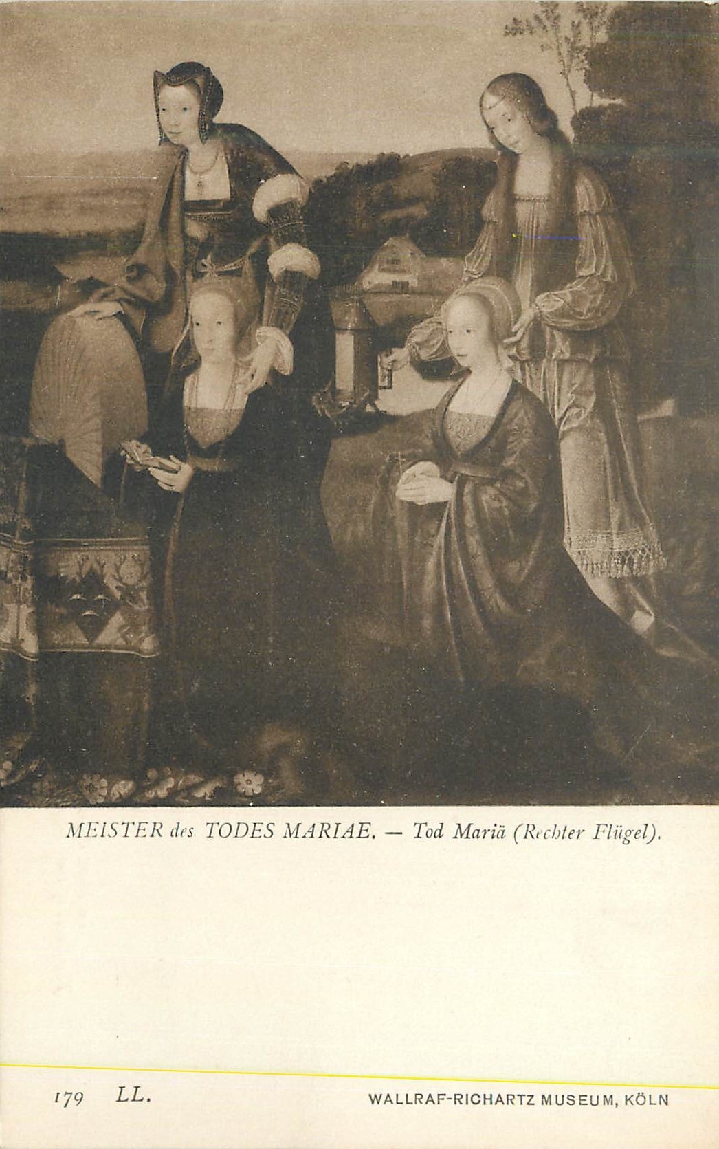 CPA Meister des Todes Mariae Tod Maria 