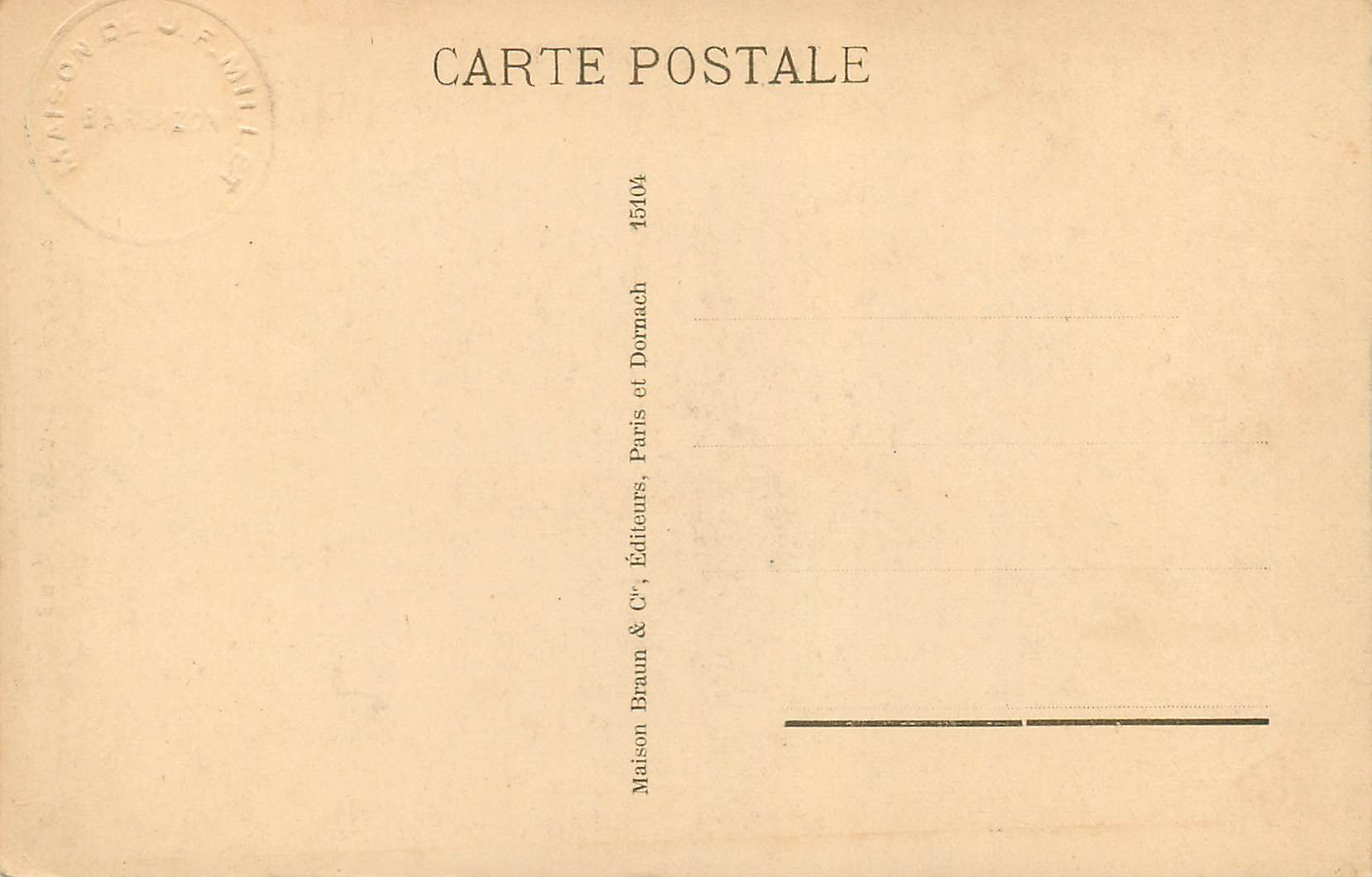 CPA J F Millet Femme Donnant a Manger a des Oies — Rückseite
