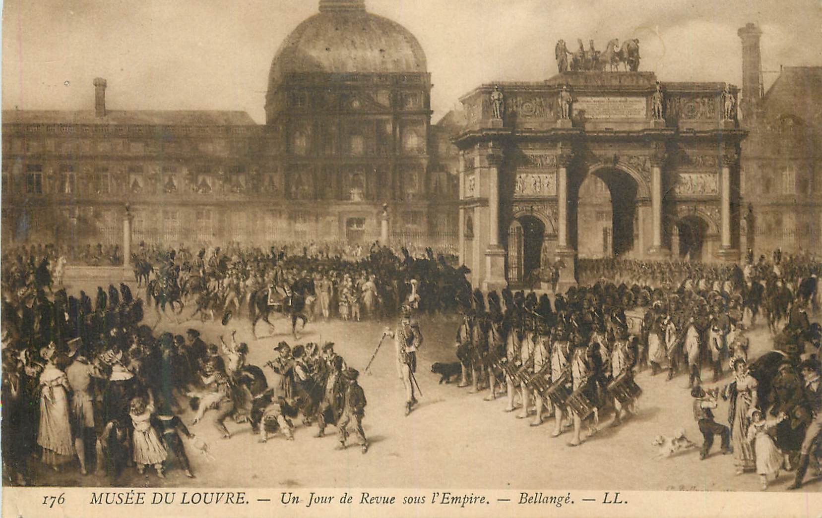 CPA Musee du Louvre Un Jour de Revue sous L'Empire Bellange