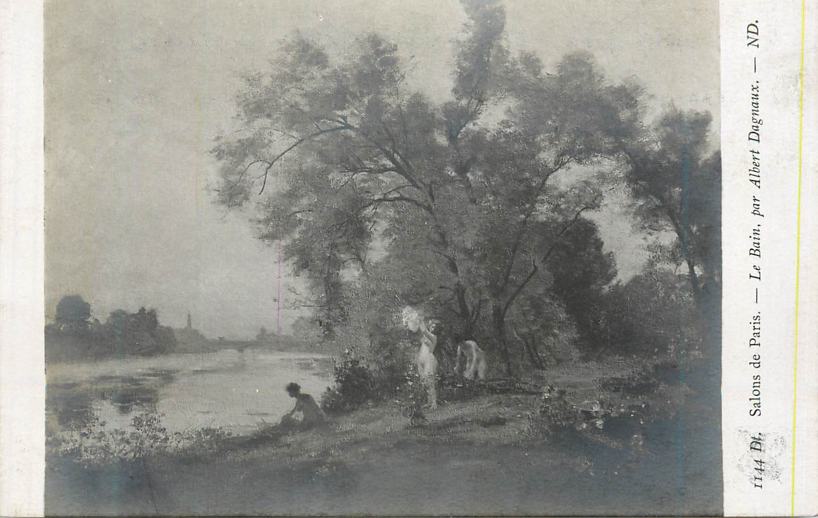 CPA Salons de Paris Le Bain par Albert Dagnaux