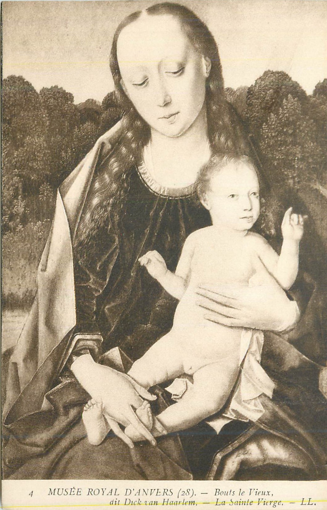 CPA Musee Royal d'Anvers (73) De Vos Martin Le Vieux La Sainte Vierge
