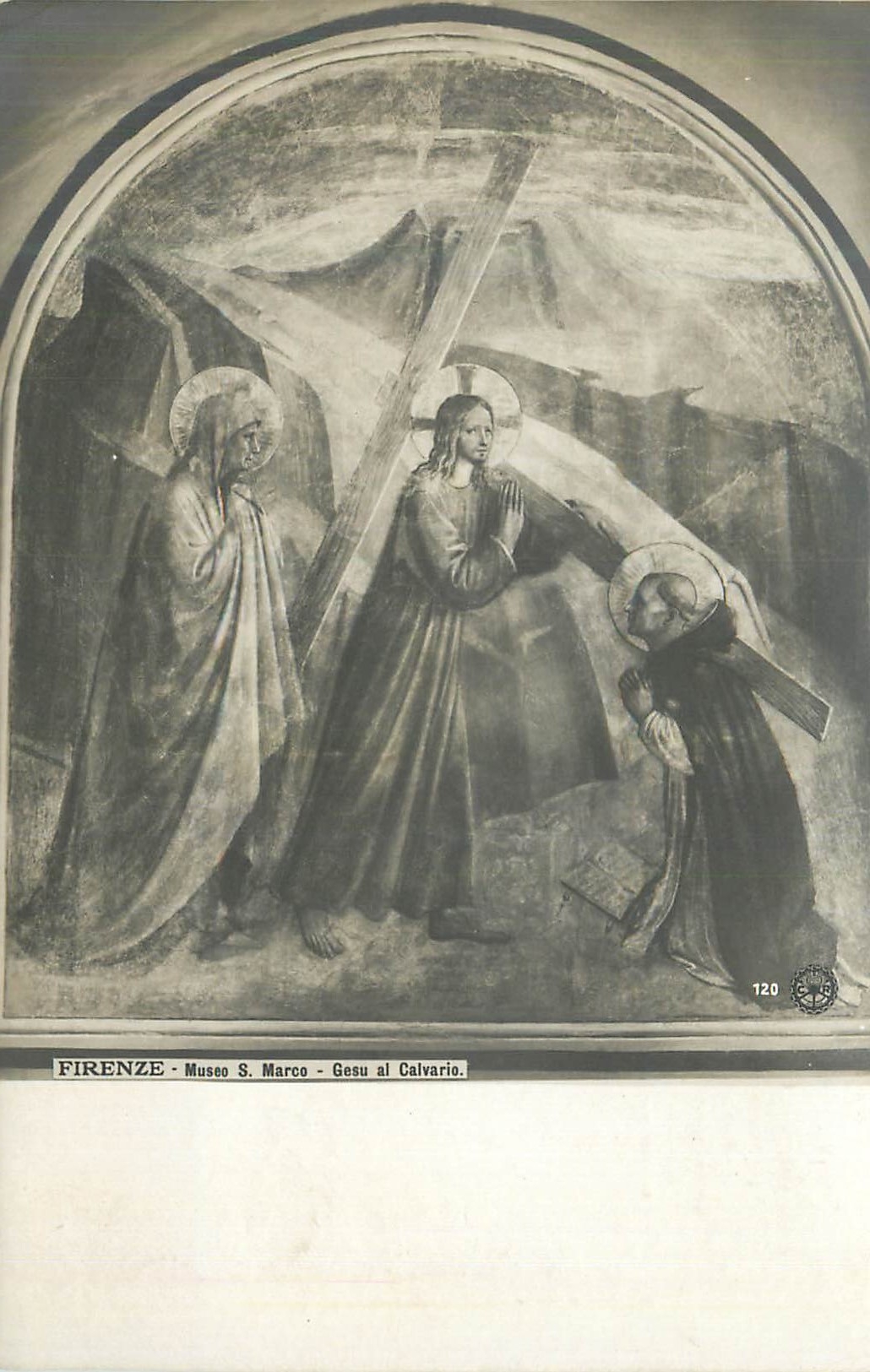 CPA Firenze Museo S Marco Gesu al Calvario
