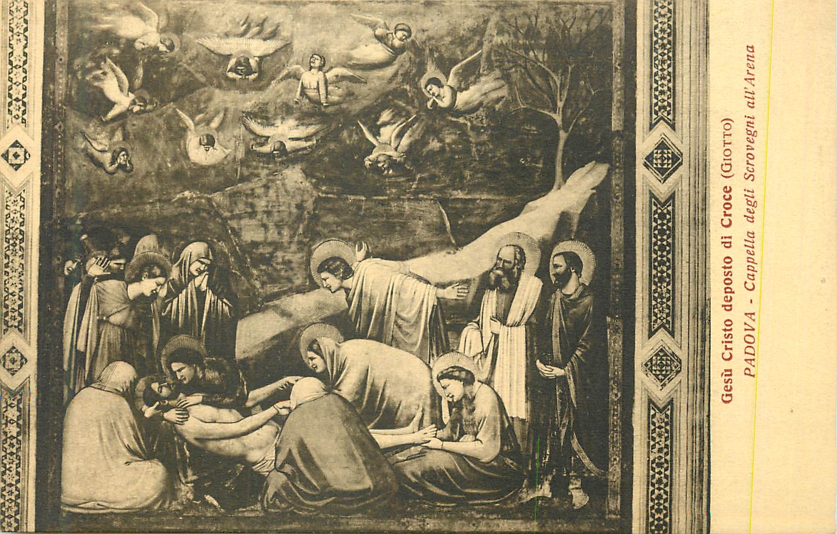 CPA Gesu Cristo di croce (Grotto) Padova Cappella Degli Scrovegni all'Arena