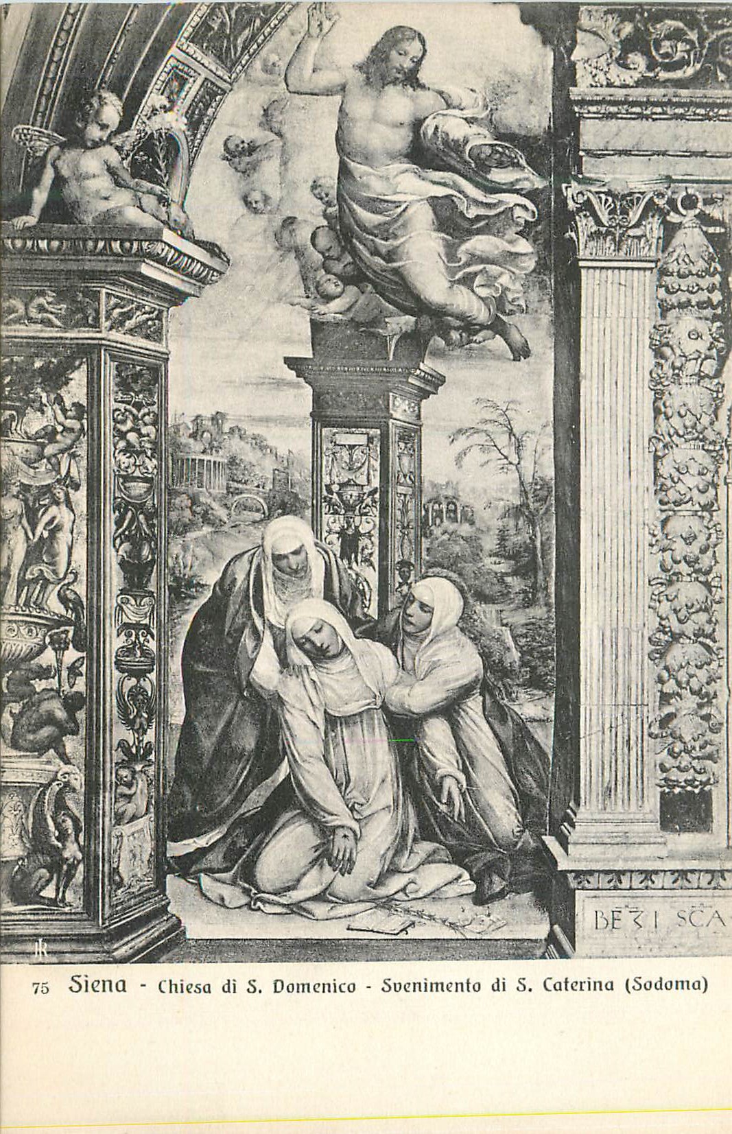 CPA Siena Chiesa di S Domenico Suenimento Di S Caterina (Sodoma)