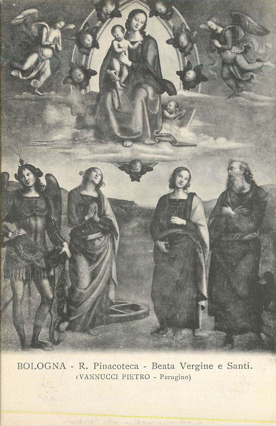 CPA Bologna R Pinacoteca Beata Vergine e Santi (Vannucci Pietro Perugino)