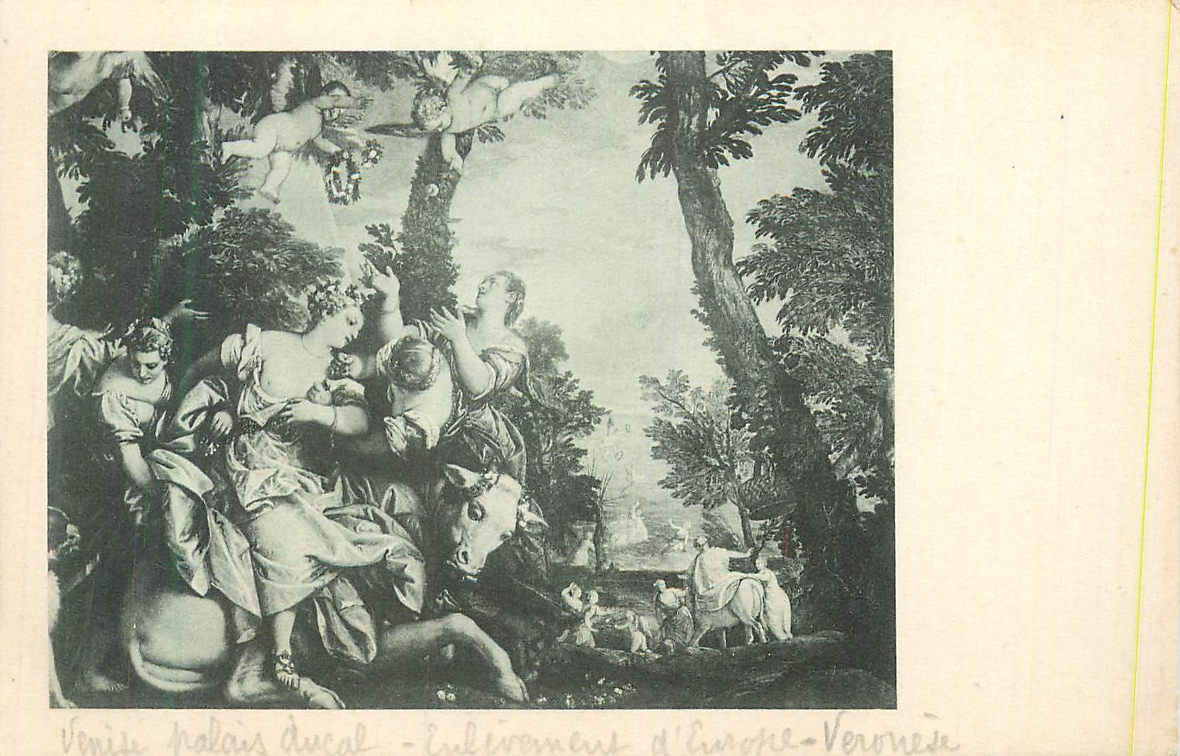 CPA Venezia Palazzo Ducale Patto d'Europa (Paolo Veronese)