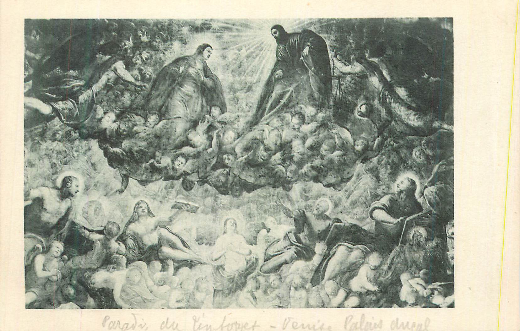 CPA Venezia Palazzo Ducale Paradiso (Tintoretto)