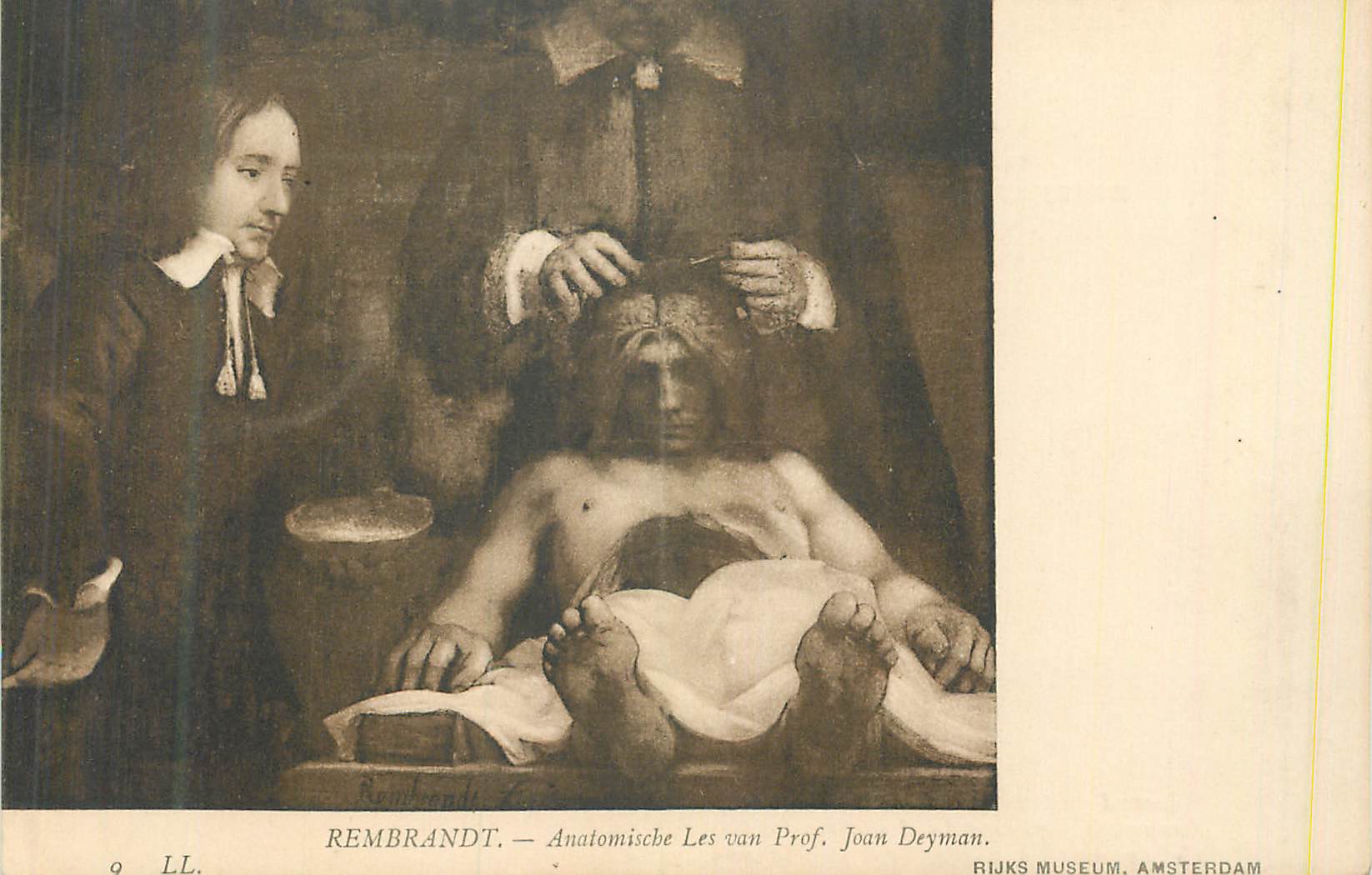CPA Rembrandt Anatomische Les Van Prof Joan Deyman Rijks Museum Amsterdam